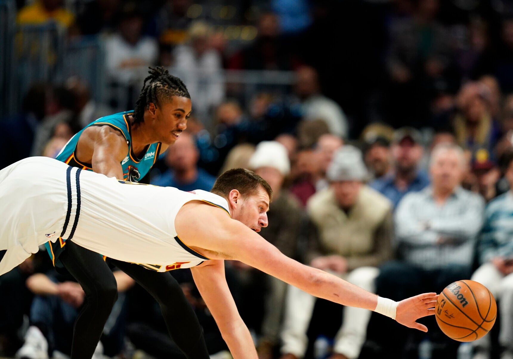 APTOPIX Pistons Nuggets Basketball